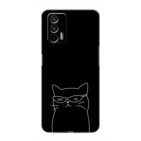 Чехол с принтом «Равнодушный кот» для Realme 7 Pro