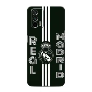 ФК Реал Мадрид чохли для Realme 7 Pro (AlphaPrint) (чорно білий Реал)