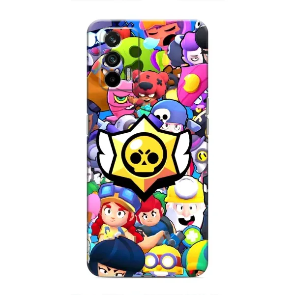 Чехол с принтом «Лого Brawl Stars» для Realme 7 Pro Чехол с принтом «Лого Brawl Stars» для Realme 7 Pro