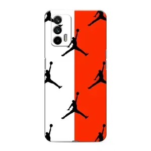 Чехлы для Realme 7 Pro - с картинкой JORDAN (AlphaPrint) (Лого Джордан)