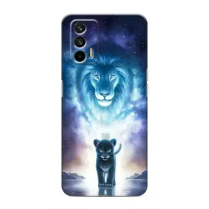 Чохол з картинкою ЛЕВ для Realme 7 Pro (VPrint) (Маленький лев)