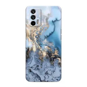 Мраморный чехол на Realme 7 Pro (VPrint) (Нежный мрамор)
