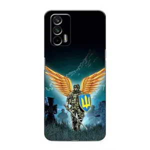 Чехлы с картинкой ЗСУ для Realme 7 Pro (AlphaPrint) (Солдат ЗСУ)