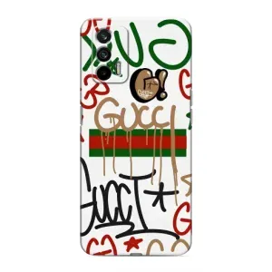 Брендновые Чехлы для Realme 7 Pro - (PREMIUMPrint) (Стиль GUUCI)