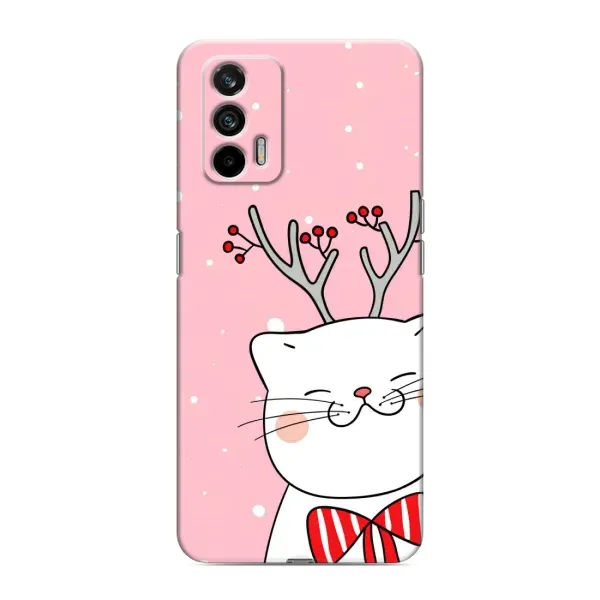 Чехол с принтом «Зимний кот» для Realme 7 Pro Чехол с принтом «Зимний кот» для Realme 7 Pro