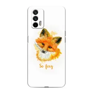 Чехлы с картинкой Лисички для Realme 7 (VPrint) (Девочка Лиса)