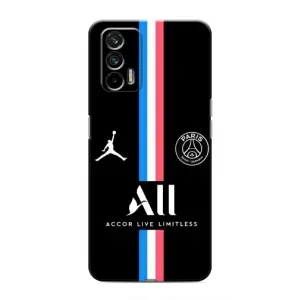 Чехлы PSG для Realme 7 (AlphaPrint) (футболка ПСЖ)