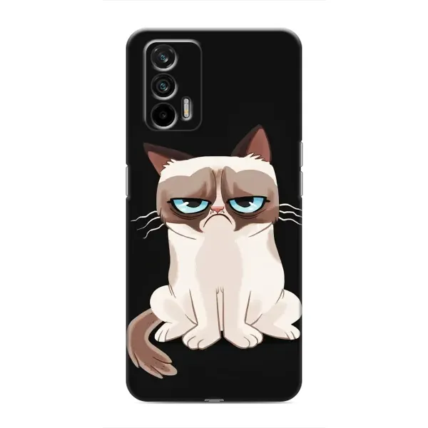Чехол с принтом «Грустный кот» для Realme 7