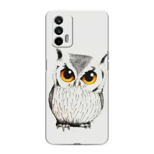 Чохол з пташками на Realme 7 (VPrint) (Мила Сова)