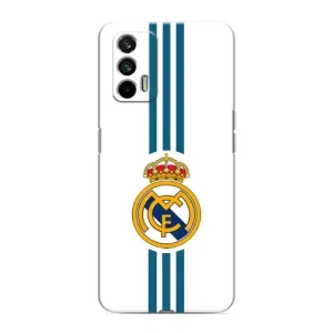 ФК Реал Мадрид чехлы для Realme 7 (AlphaPrint) (Реал Мадрид на белом)