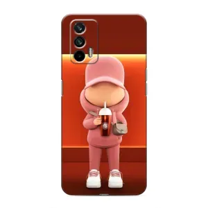 Крутые Чехлы Луи Виттон для Realme 7 (AlphaPrint) (С Кофе)