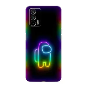 Чохли Амонг Ас для Realme 7 (AlphaPrint) (Яскравий скін)