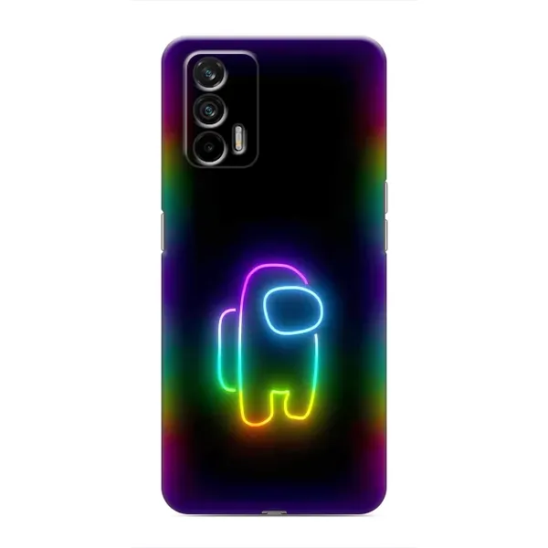 Чехол с принтом «Яркий скин» для Realme 7