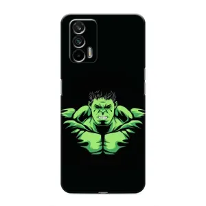 Чехлы с героями Марвел Realme 7 (VPrint) (Зелёный Халк)