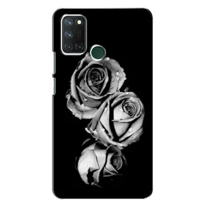 Чохол з картинкою (Стильні) RealMe 7i => РилМі 7і - (AlphaPrint) (Чорна троянда)