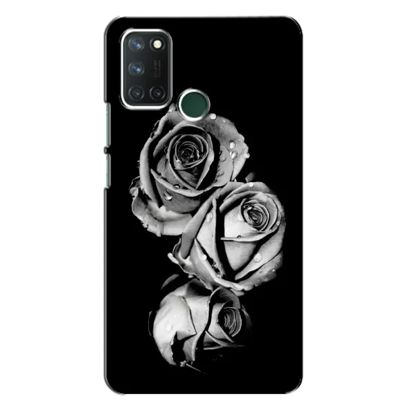 Чохол з принтом «Чорна троянда» для Realme 7i