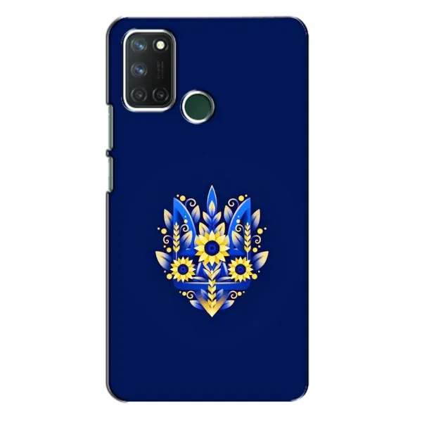 Чохол з принтом «Квітковий Герб» для Realme 7i Чохол з принтом «Квітковий Герб» для Realme 7i
