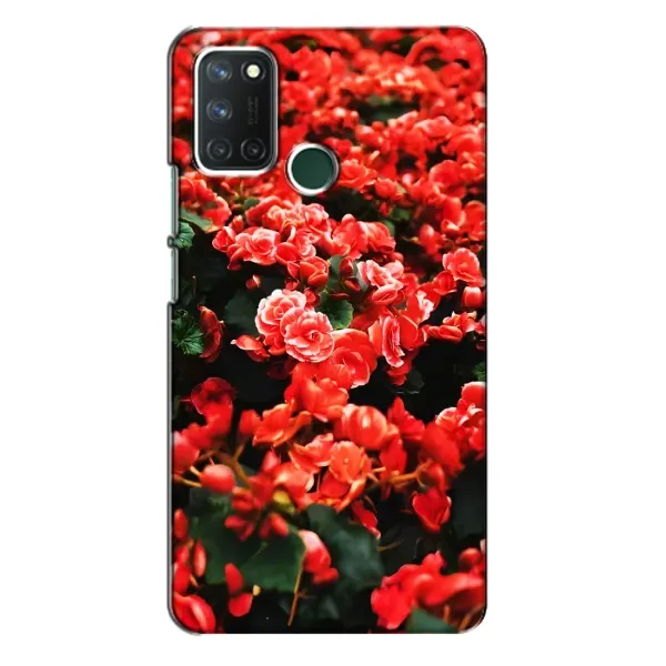 Чехол с принтом «Цветы красные» для Realme 7i Чехол с принтом «Цветы красные» для Realme 7i