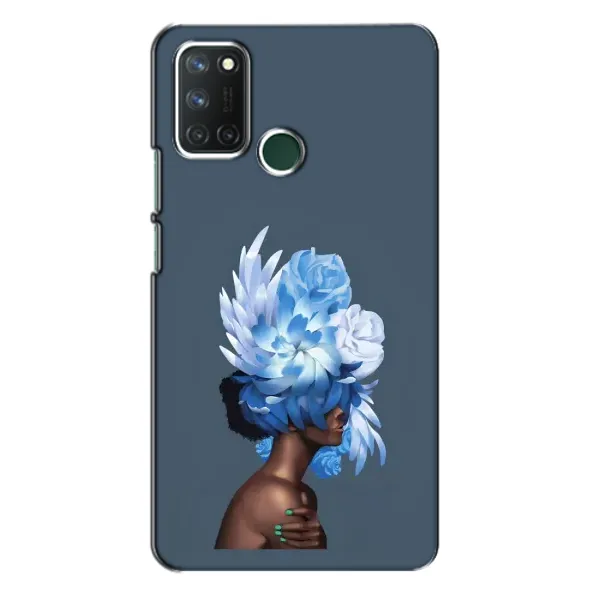 Чехол с принтом «Цветы на голове» для Realme 7i Чехол с принтом «Цветы на голове» для Realme 7i