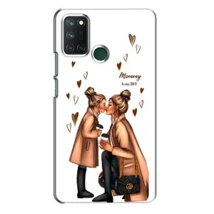 Чохол з друком для Realme 7i - (Мама з дитинкою) (AlphaPrint) (Донька і мама)