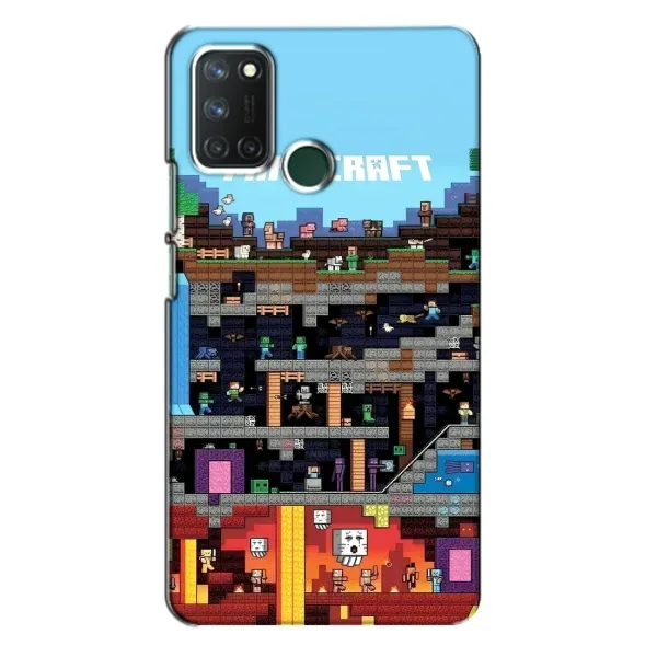 Чохол з принтом «фон Minecraft» для Realme 7i