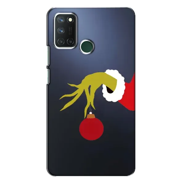 Чехол с принтом «Гринч с игрушкой» для Realme 7i