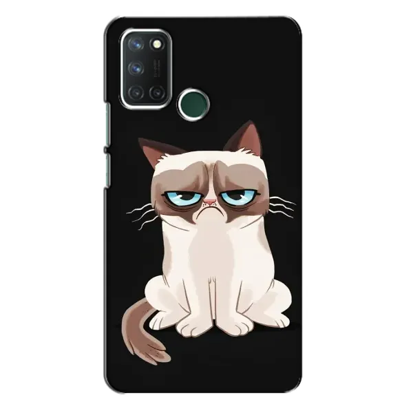 Чехол с принтом «Грустный кот» для Realme 7i