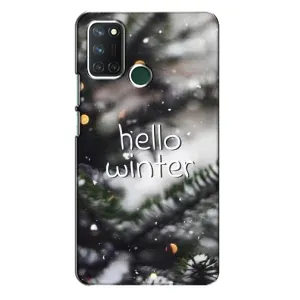 Новорічні, Святкові Чохли для Realme 7i - 2024 год (Hello winter)