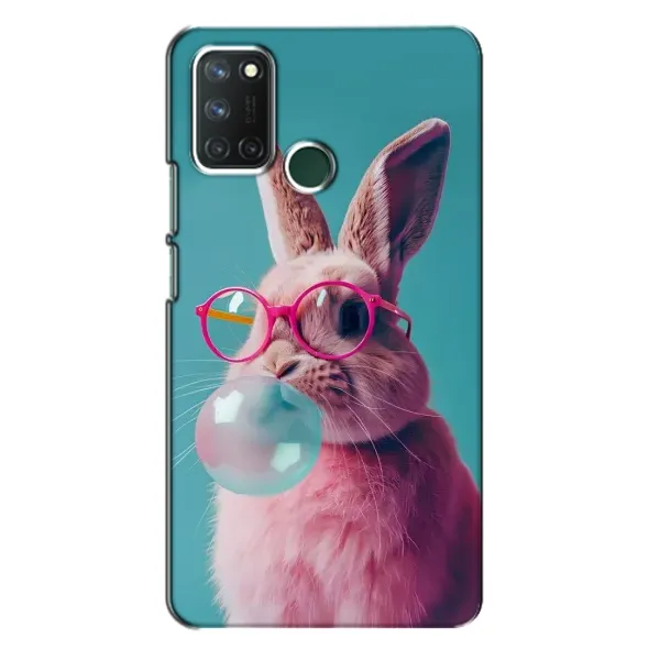 Чехол с принтом «Кролик в очках» для Realme 7i