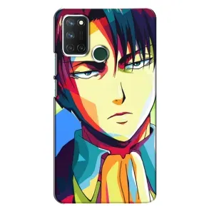 Чохли Персонажі Аніме Наруто для Realme 7i (AlphaPrint) (Леві Аккерман)