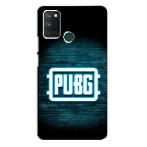 Чехол PUBG для Реалми 7i (AlphaPrint) (Лого PUBG)