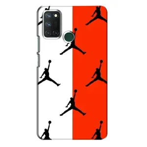Чехлы для Realme 7i - с картинкой JORDAN (AlphaPrint) (Лого Джордан)