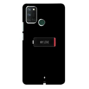 Чохол з принтом «Love battery» для Realme 7i