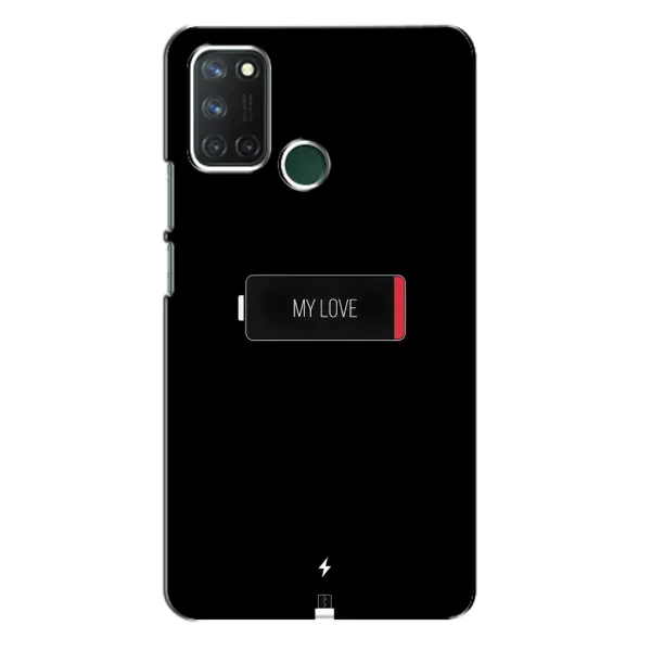 Чохол з принтом «Love battery» для Realme 7i