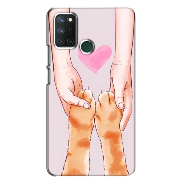 Чехол с принтом «Любовь к котикам» для Realme 7i