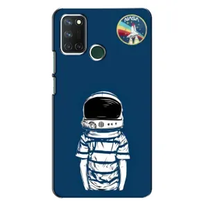 Чехол NASA для Realme 7i (AlphaPrint) (Мальчик в шлеме)