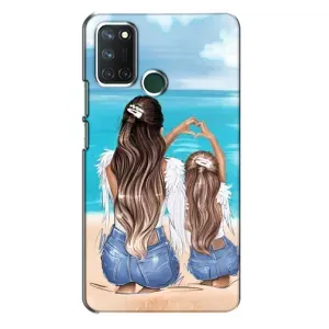 Чохол з друком для Realme 7i - (Мама з дитинкою) (AlphaPrint) (Мама з донькою)