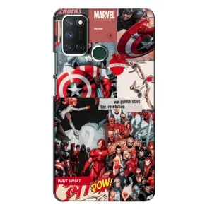 Чохол МАРВЕЛ для RealMe 7i => РилМі 7і (AlphaPrint) (Марвел Комикс)
