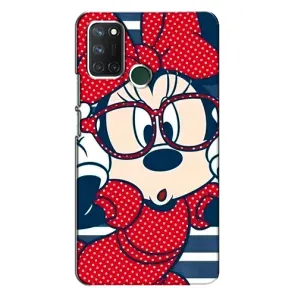 Эксклюзивный чехол для Realme 7i (AlphaPrint - Мультяшные) (Маус в очках)