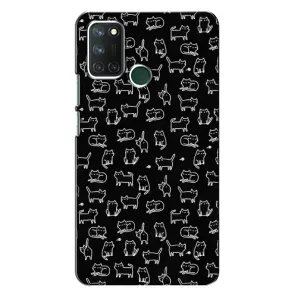 Чохол з принтом для Realme 7i (AlphaPrint) Модні коти (Маленькі котики)