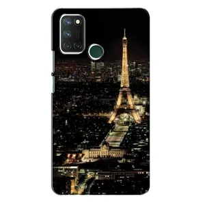 Чохол Ейфелева Вежа Realme 7i - (AlphaPrint) (Нічний Париж)