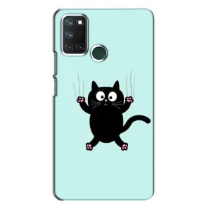 Чохол з принтом для Realme 7i (AlphaPrint) Модні коти (Падаючий кіт)