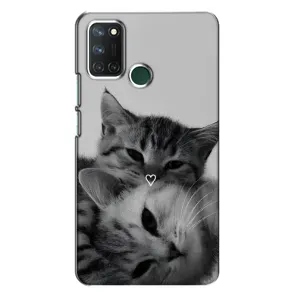 Чехол с рисунком кот на Realme 7i (Пара котов)