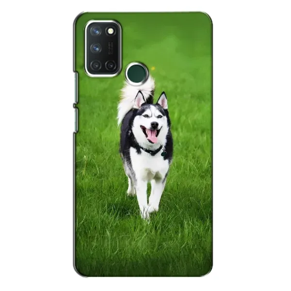 Чехол с принтом «Радостный Хаски» для Realme 7i Чехол с принтом «Радостный Хаски» для Realme 7i