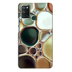 Мраморний чехол на Realme 7i (VPrint) (Радужний Мрамор)