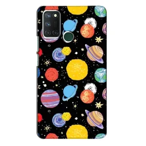 Космічні Чохли для RealMe 7i => РилМі 7і (VPrint) (Намальовані планети)