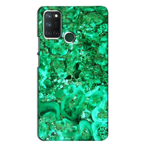 Чохол з принтом «Салатовий Мрамор» для Realme 7i