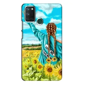 Чохол для Патріота України Realme 7i - (AlphaPrint) (Україночка)