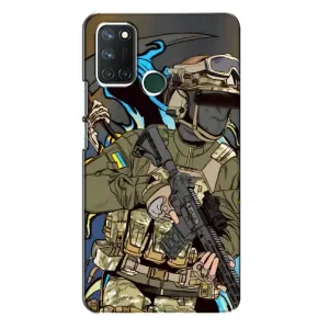 Чехлы с картинкой ЗСУ для Realme 7i (AlphaPrint) (Воїн ЗСУ)