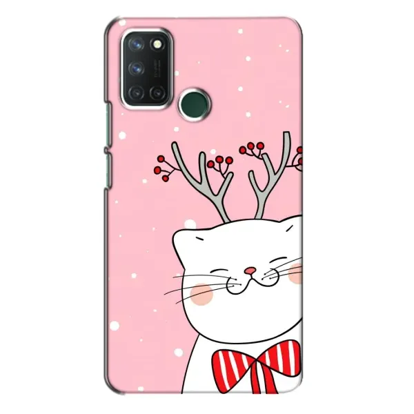 Чехол с принтом «Зимний кот» для Realme 7i